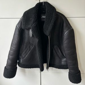 Zara Double Faced Biker Jacket
